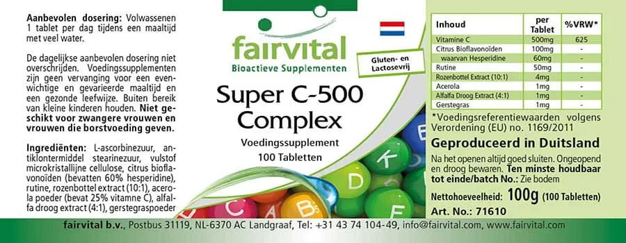 Super C-500 complex - 100 tabletten