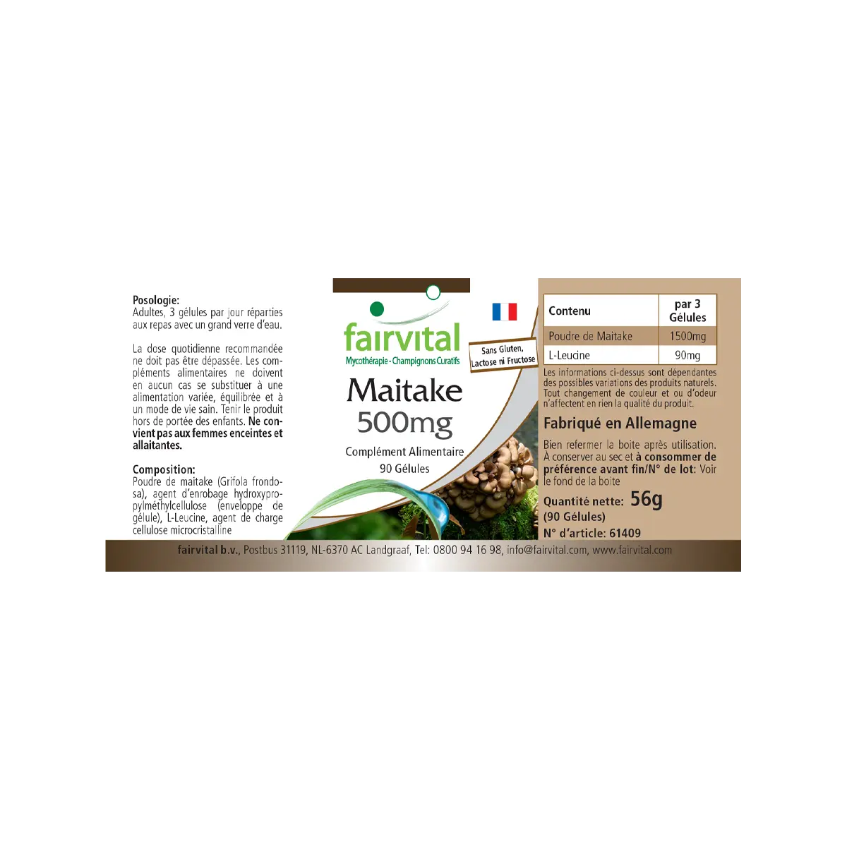 Maitake 500mg