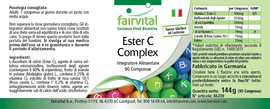 Ester C complex - 90 tabletten