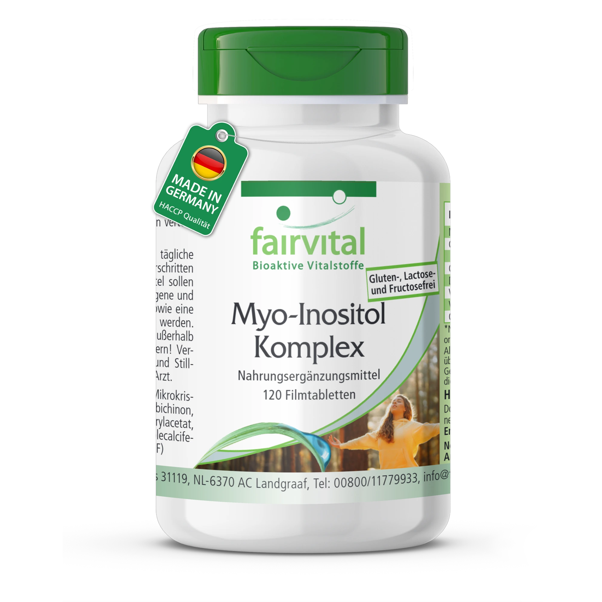 Myo-Inositol Komplex - 120 Filmtabletten - vegan | Fairvital