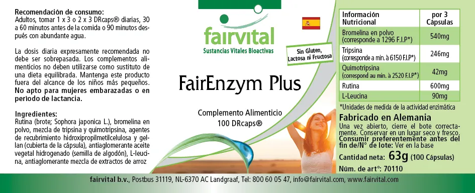 FairEnzym Plus - 100 DRcaps® FairEnzym Plus - 100 DRcaps®