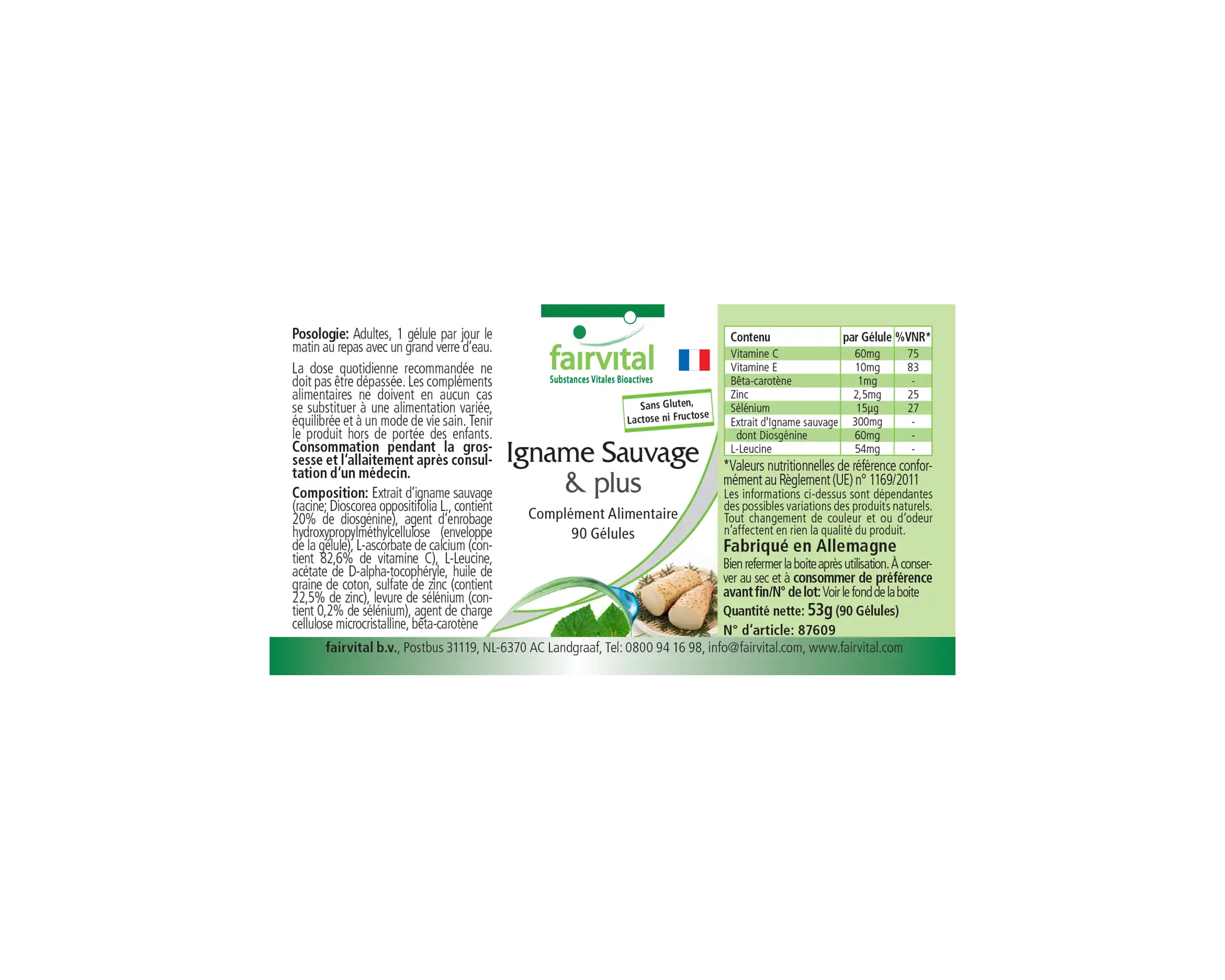Wilde Yams Plus - 90 capsules