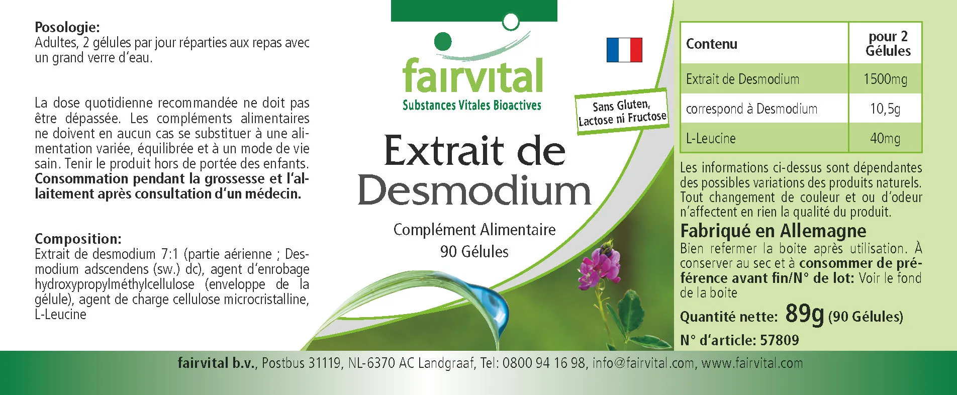 Extrait de desmodium