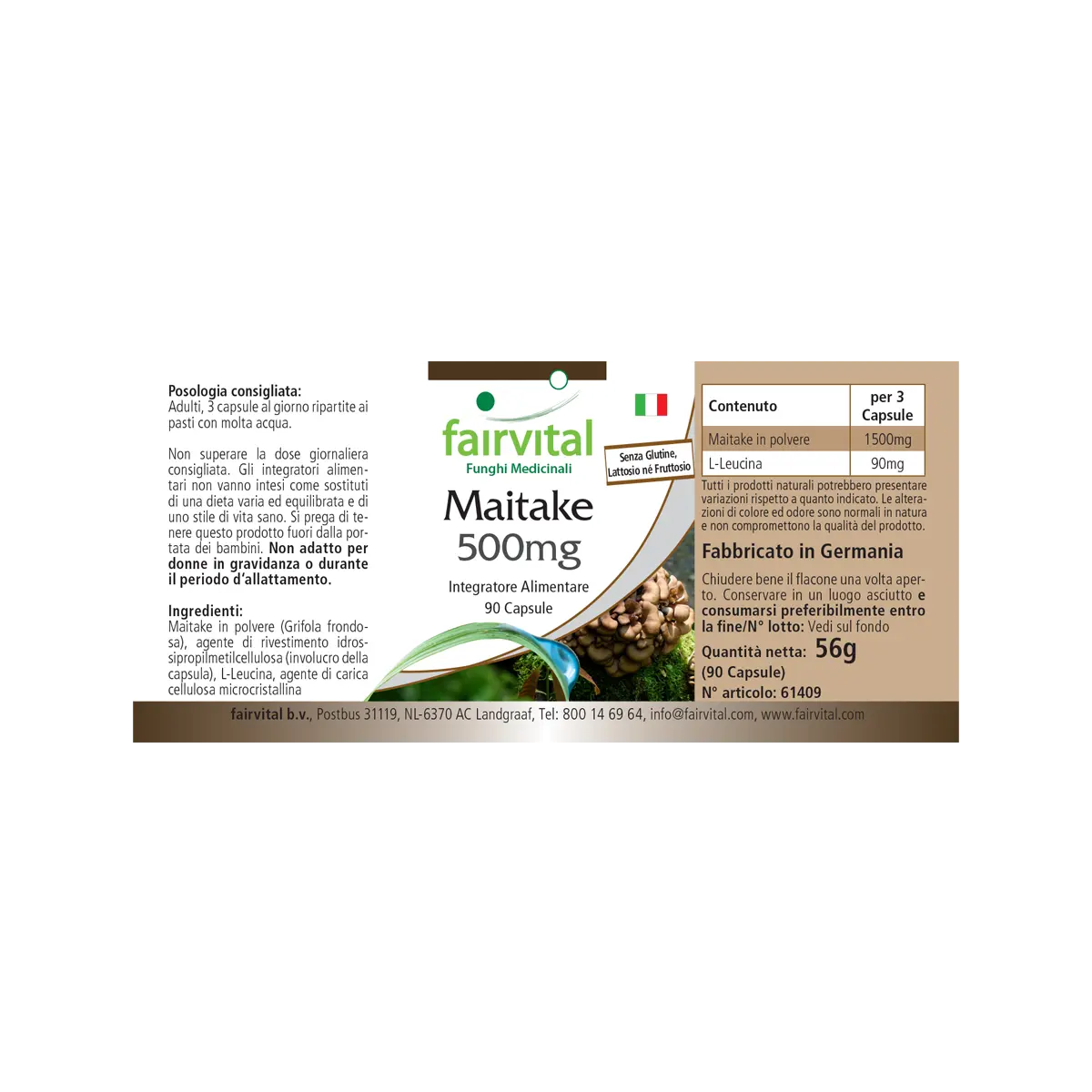 Maitake 500mg