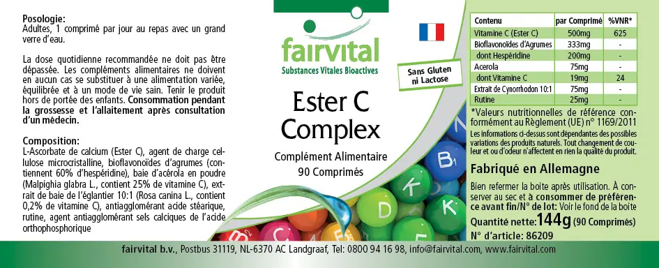 Ester C complex - 90 tabletten