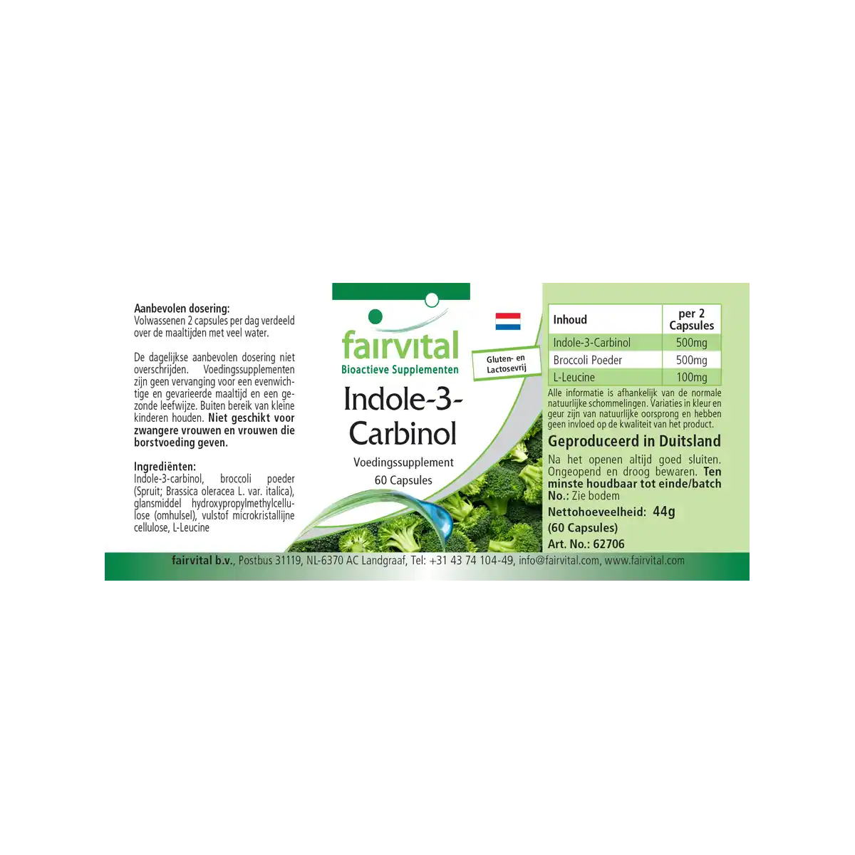 Indole-3-Carbinol - 60 Capsules Indole-3-Carbinol - 60 Capsules