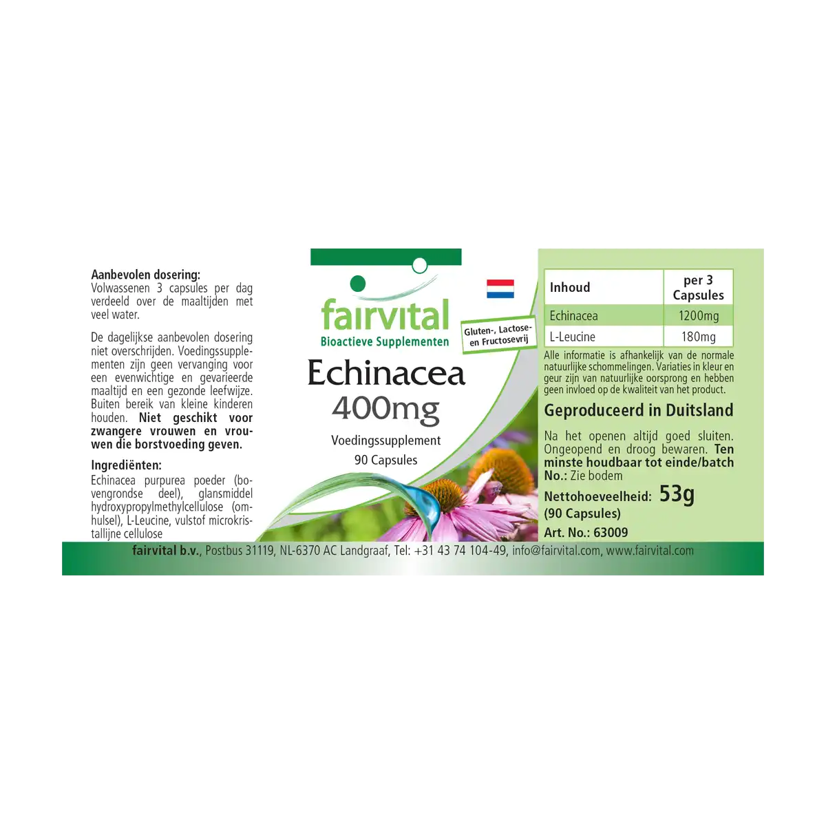 Echinacea 400mg - 90 capsule