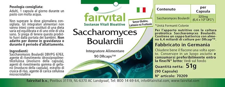 Saccharomyces boulardii - 90 DRcaps® Saccharomyces boulardii - 90 DRcaps®