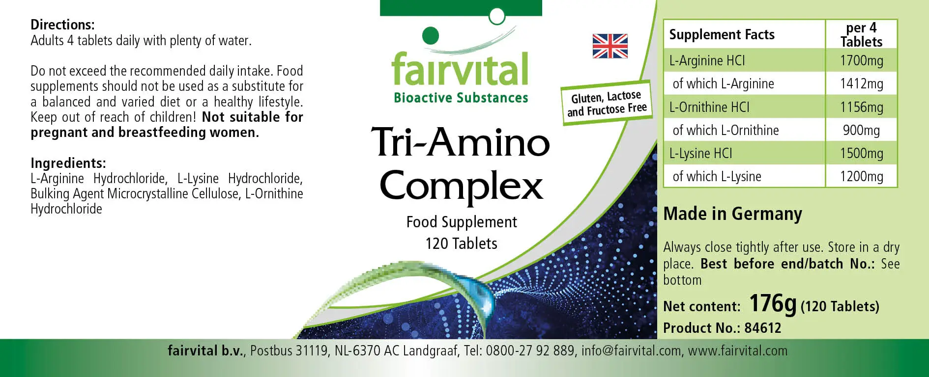 Complesso Tri-Amino – 120 compresse