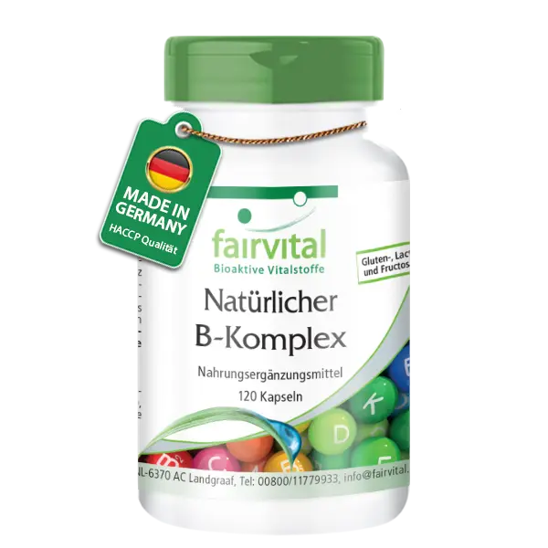 Complexe de Vitamines B - 120 gélules Complexe de Vitamines B - 120 gélules