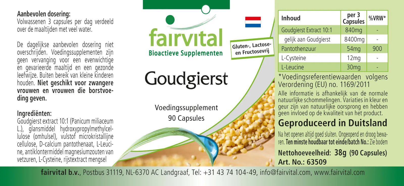 Goudgierst - 90 capsules