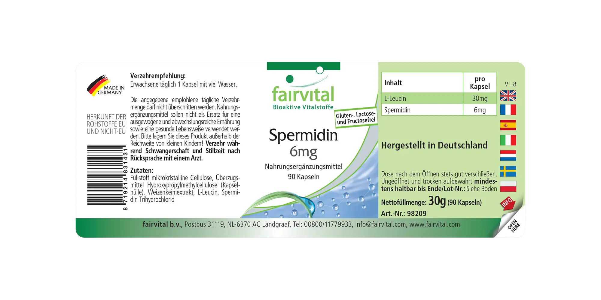 Espermidina 6mg Espermidina 6mg