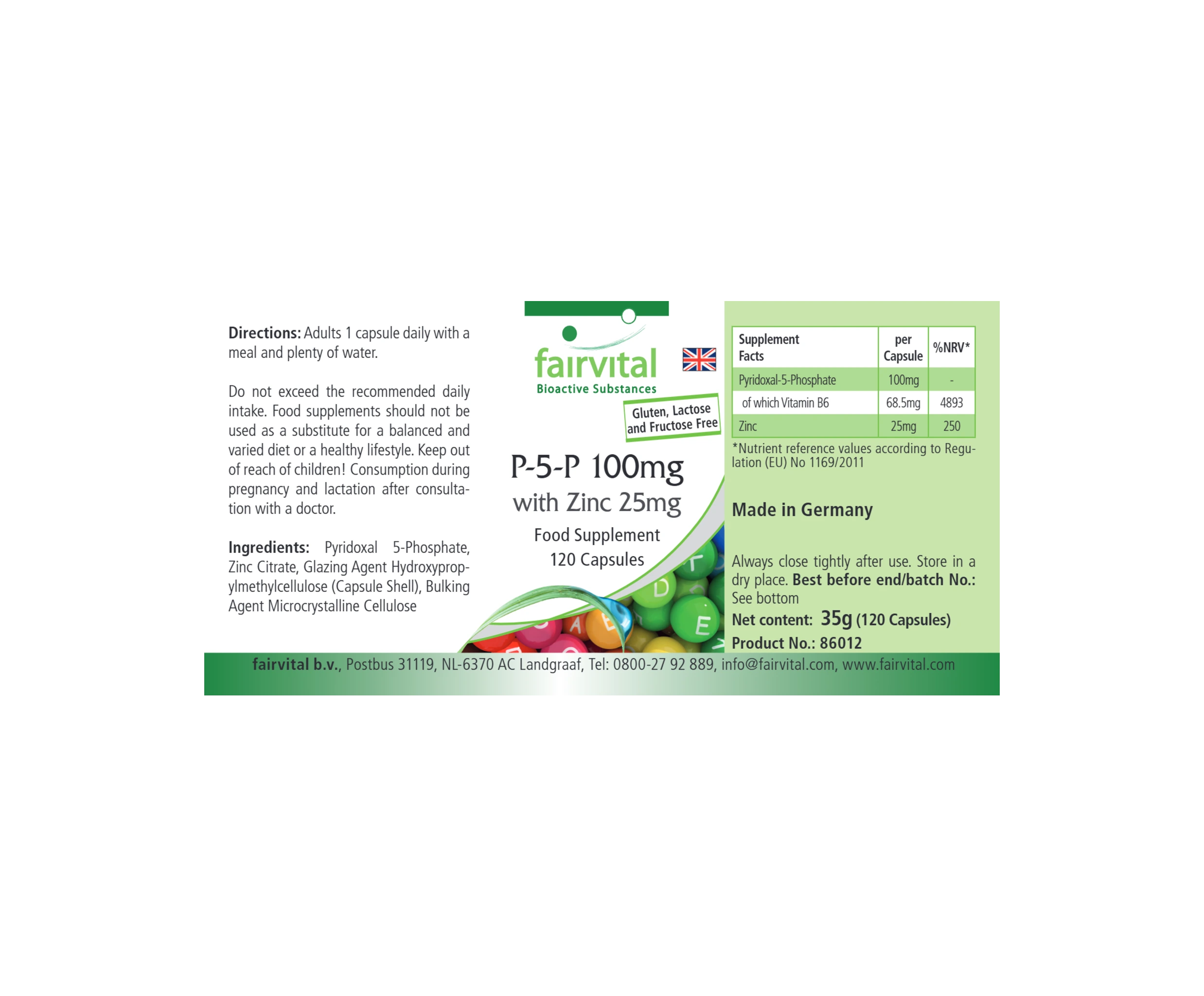 P-5-P 100mg mit Zink 25mg