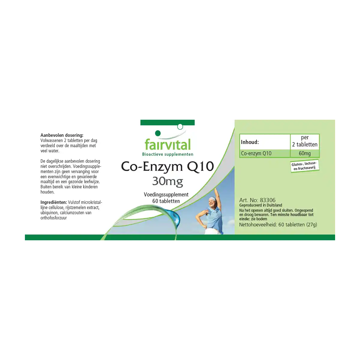 Co-enzym Q10 30mg - 60 tabletten