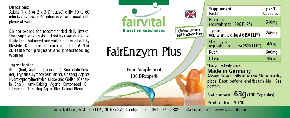 FairEnzym Plus - 100 DRcaps® FairEnzym Plus - 100 DRcaps®