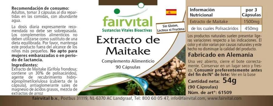 Maitake extract - 90 capsules