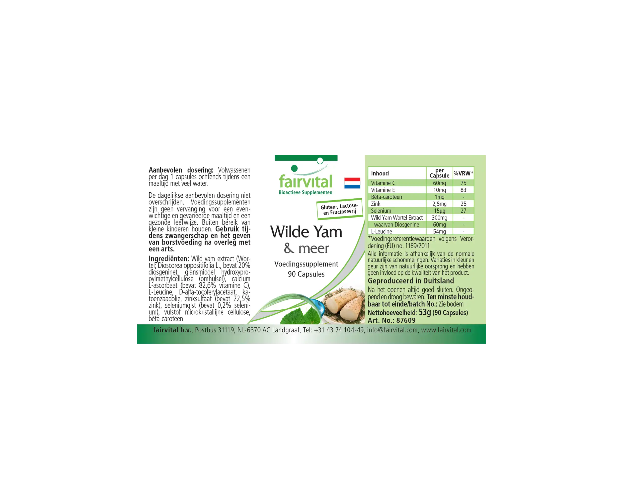 Wilde Yams Plus - 90 capsules