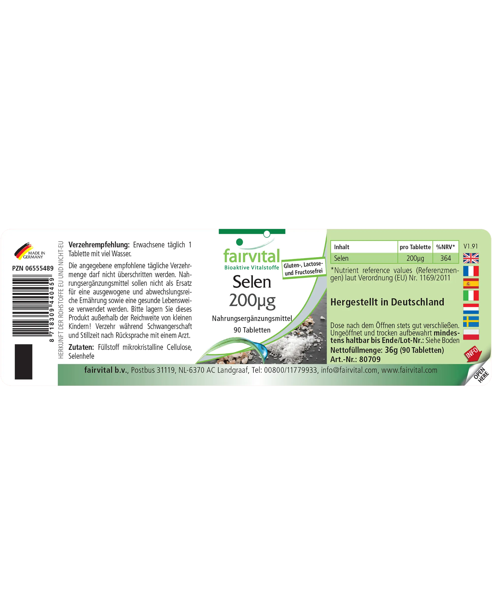 Selenium 200µg – 90 Tablets