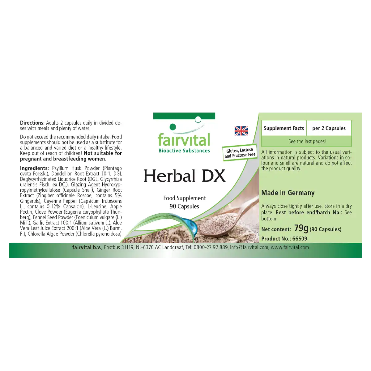 Herbal DX - 90 Cápsulas