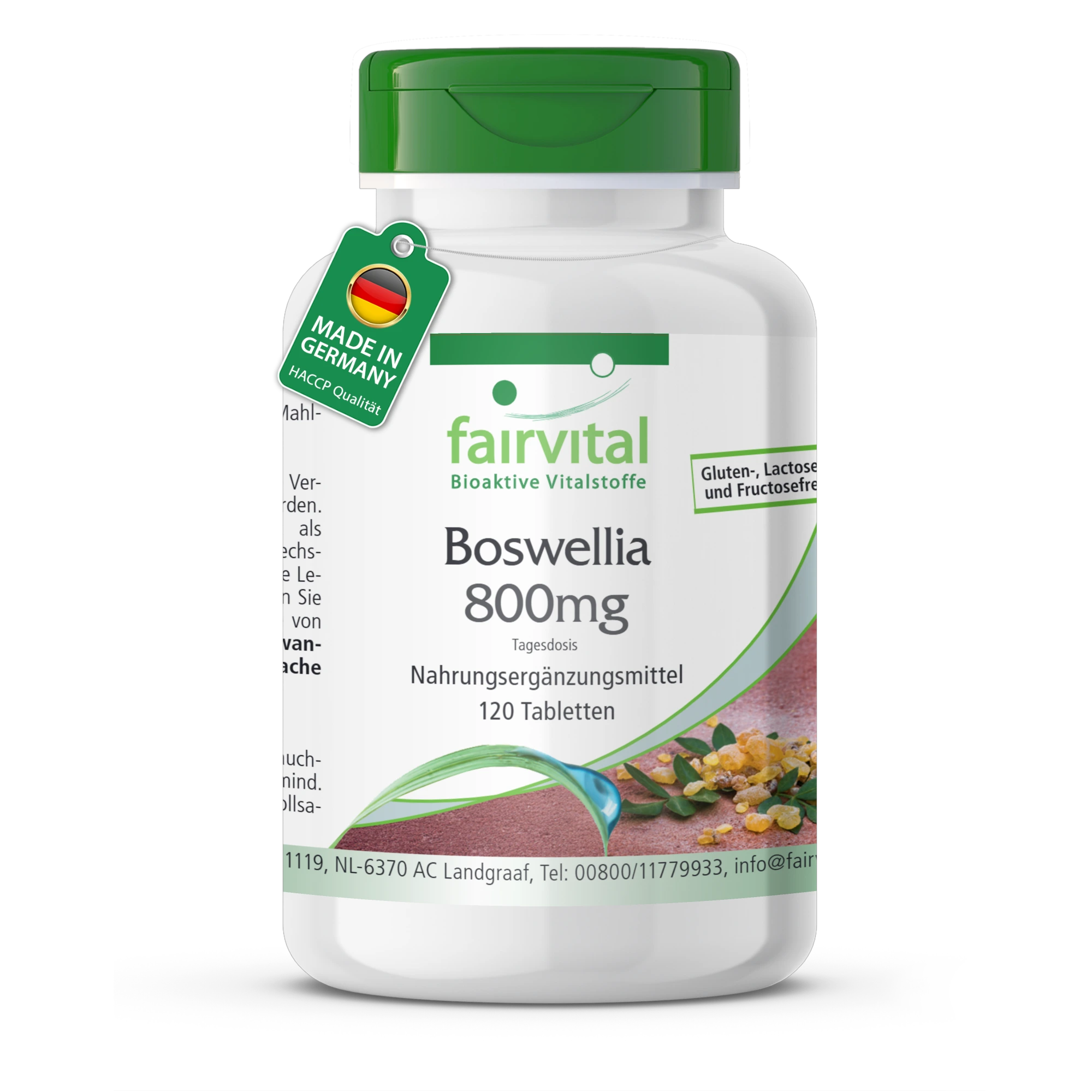 Boswellia 800mg daily dose – 120 tablets