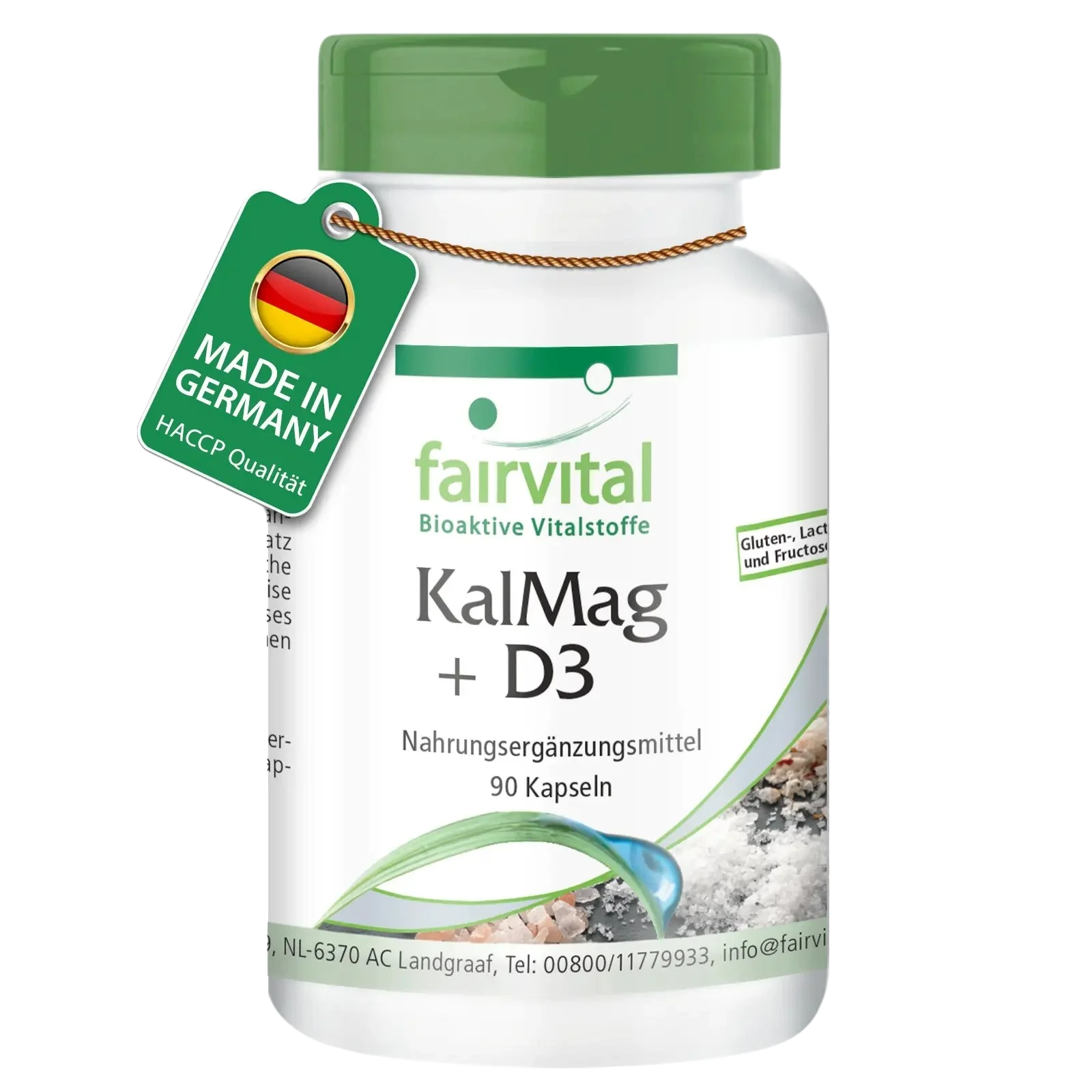 KalMag + D3 - 90 Kapseln - Calcium, Magnesium, Vitamin D3 - für Blutdruck, Muskeln, Knochen, uvm. | Fairvital KalMag + D3 - 90 Kapseln - Calcium, Magnesium, Vitamin D3 - für Blutdruck, Muskeln, Knochen, uvm. | Fairvital