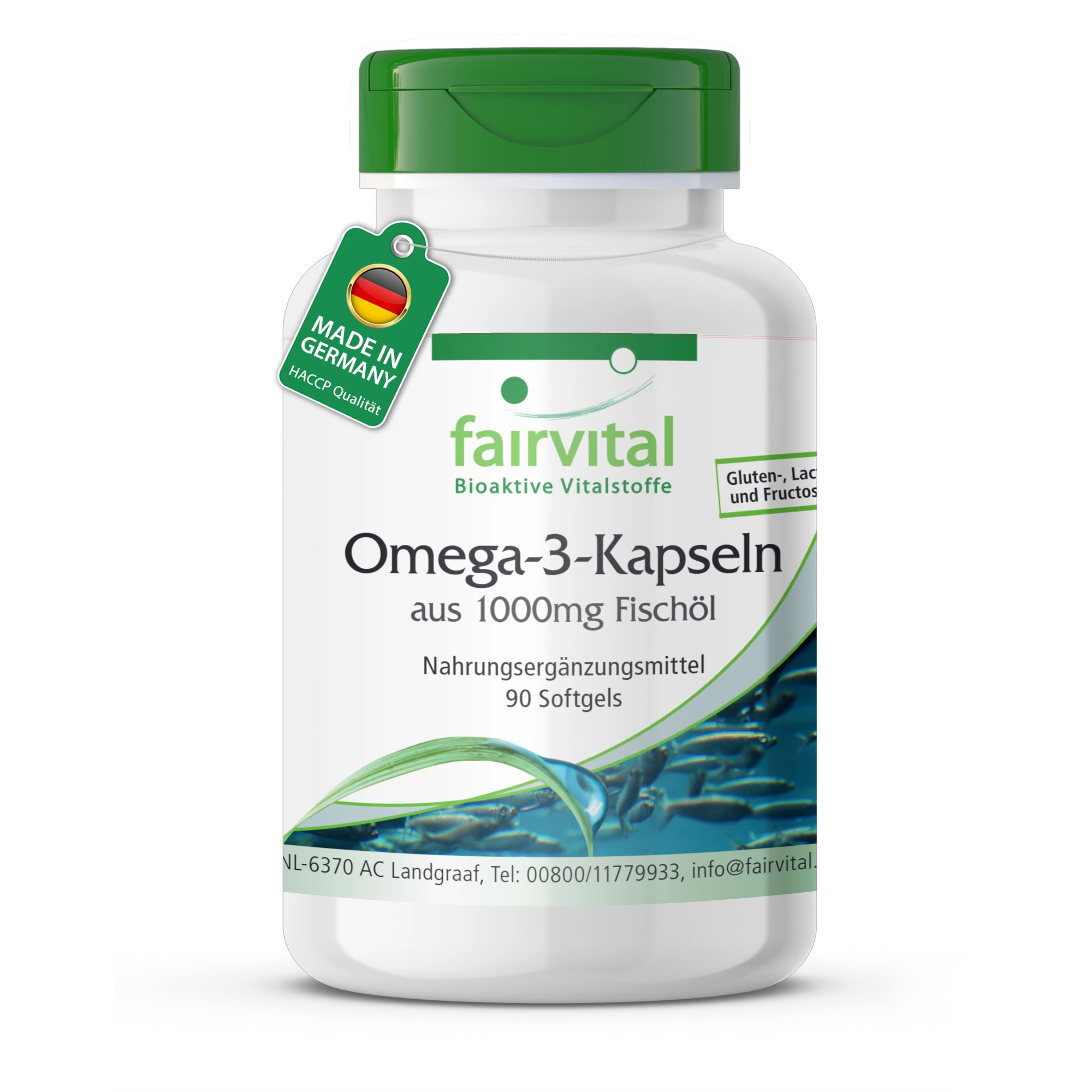 Omega-3 Capsules from 1000mg Fish Oil – 90 Softgels