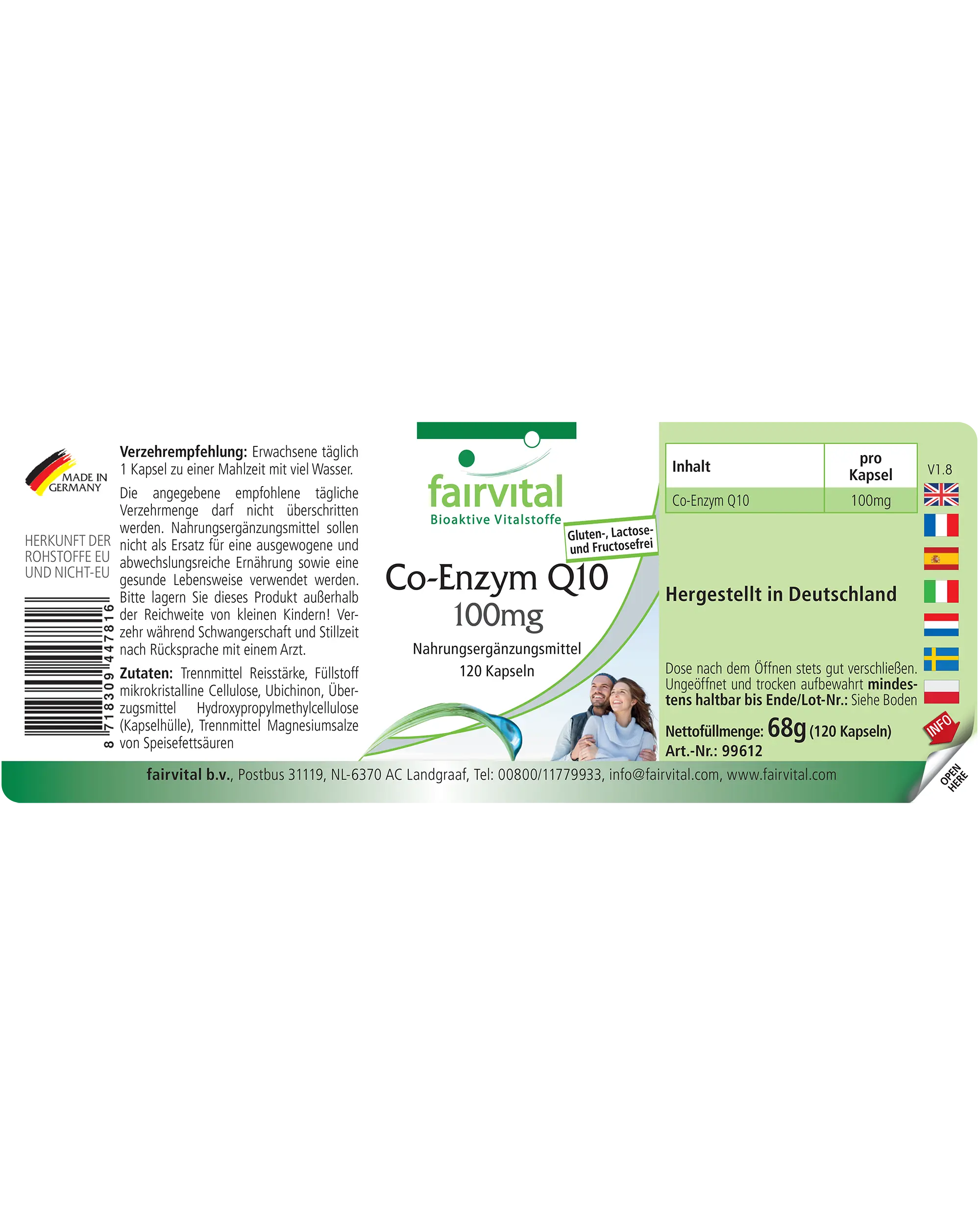 Co-Enzym Q10 100mg - 120 capsules