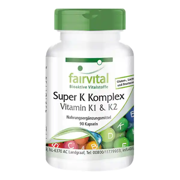 Super K Komplex Vitamin K1 und K2