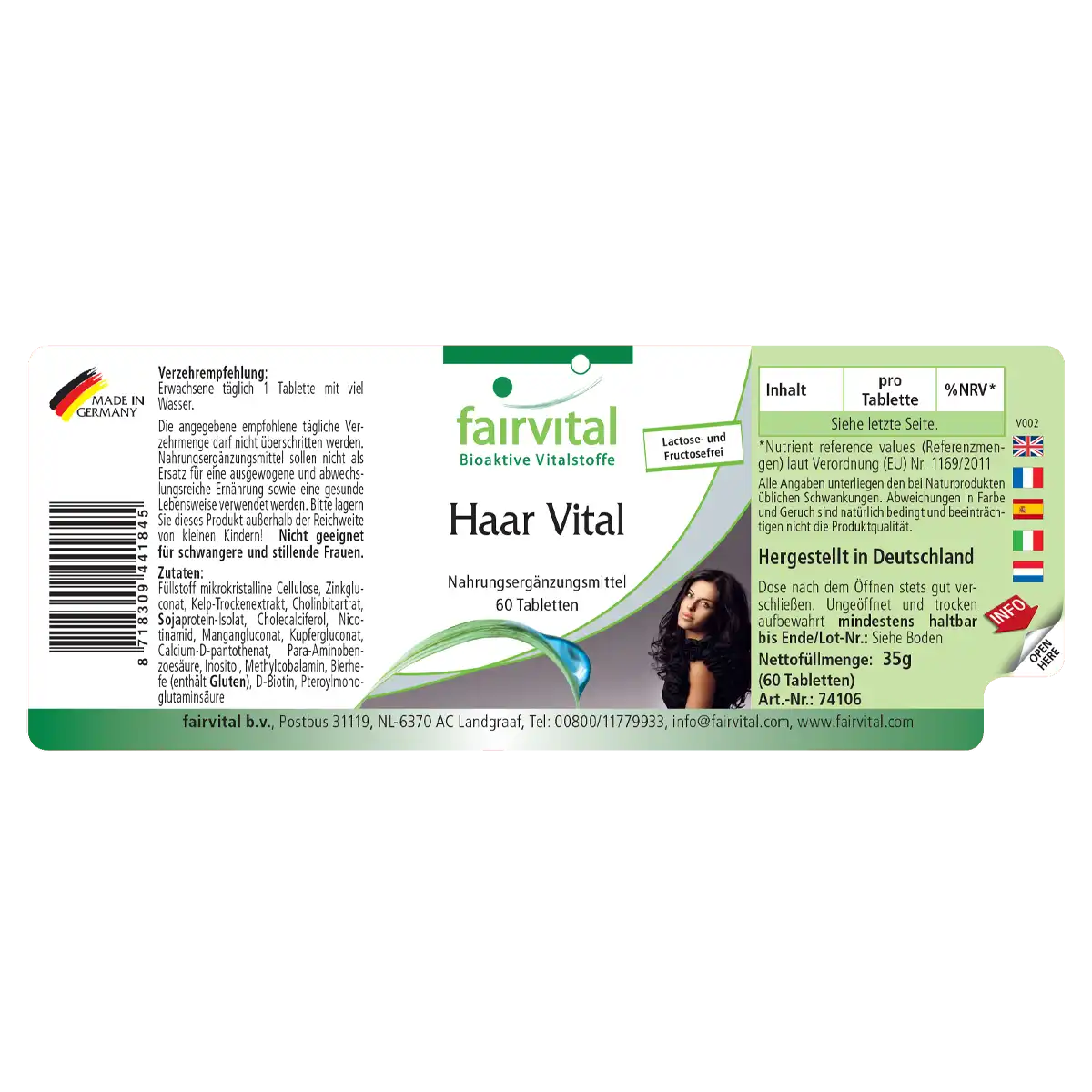 Hair Vitamins – 60 tablets