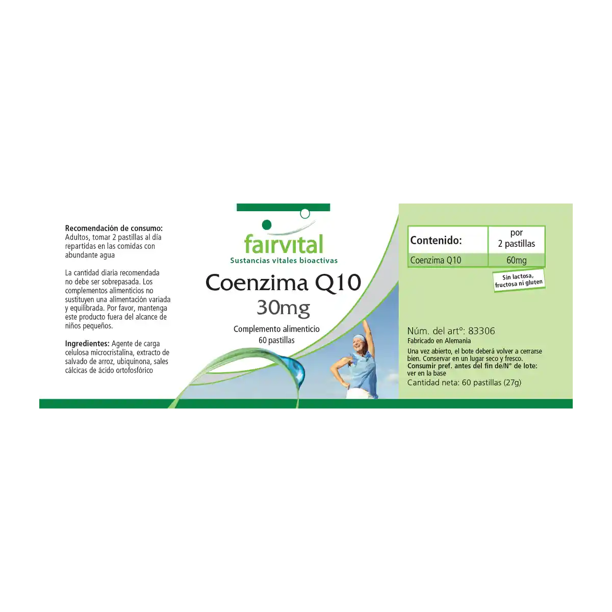 Coenzyme Q10 30mg - 60 tablets