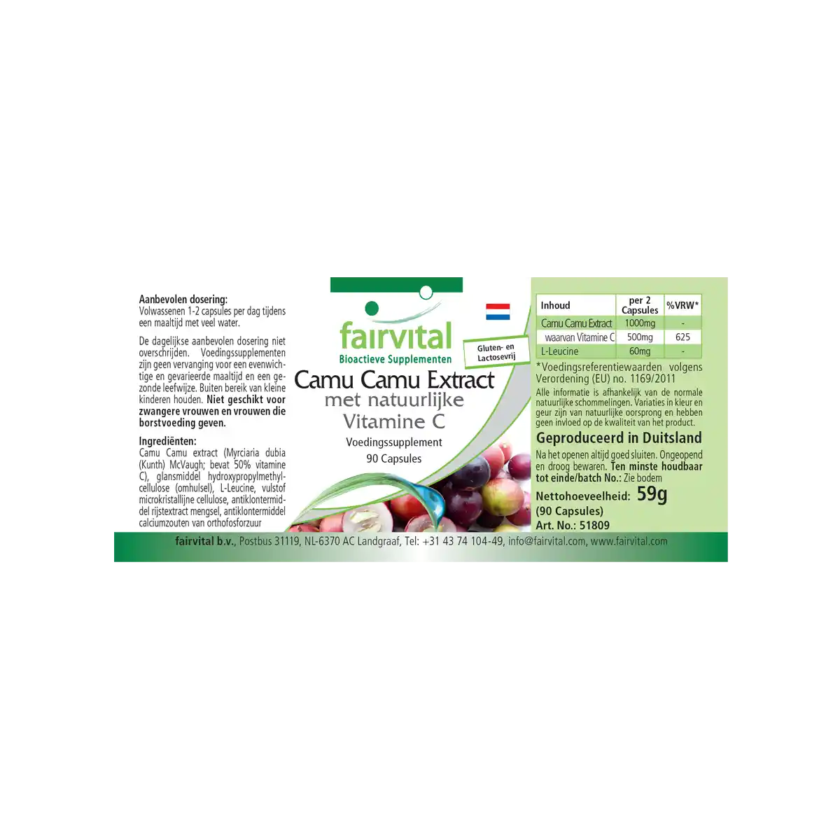 Camu Camu Extract - 90 Capsules Camu Camu Extract - 90 Capsules