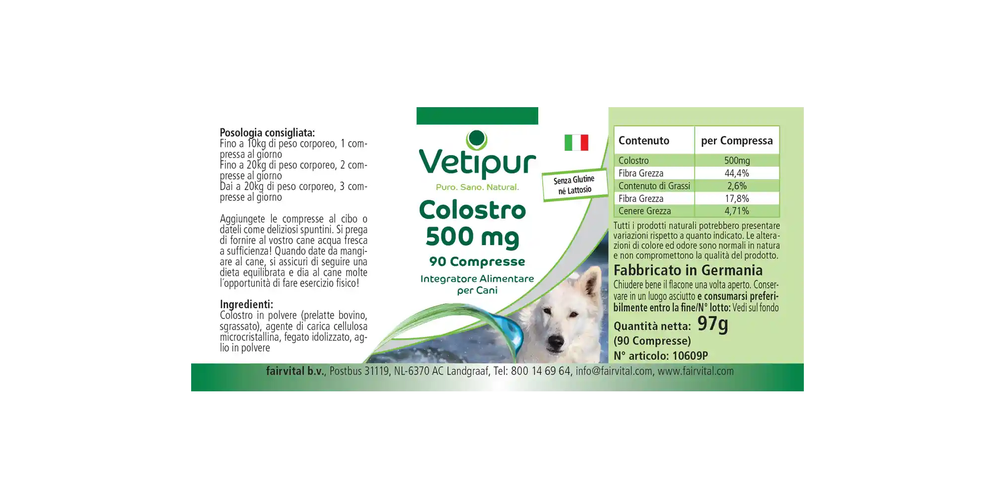 Colostrum 500mg - 90 Tabletten - Hochdosiert | Fairvital Colostrum 500mg - 90 Tabletten - Hochdosiert | Fairvital