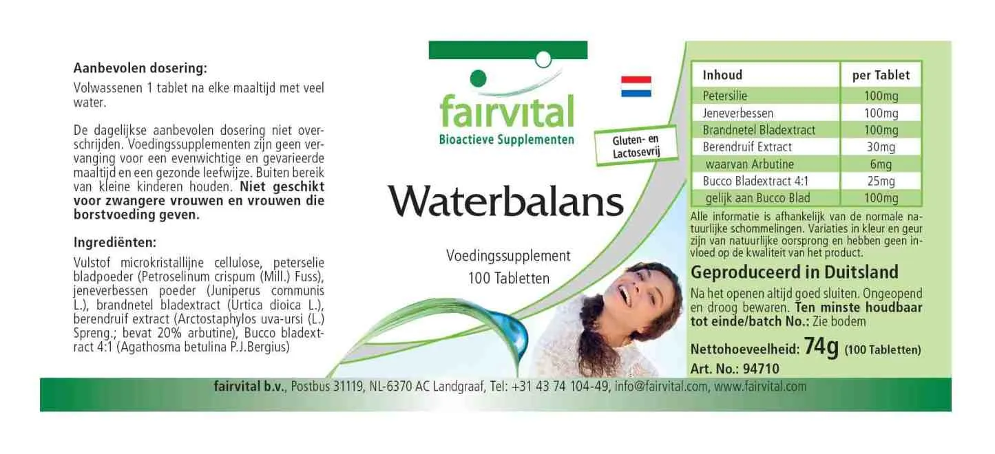 Waterpillen - 100 tabletten