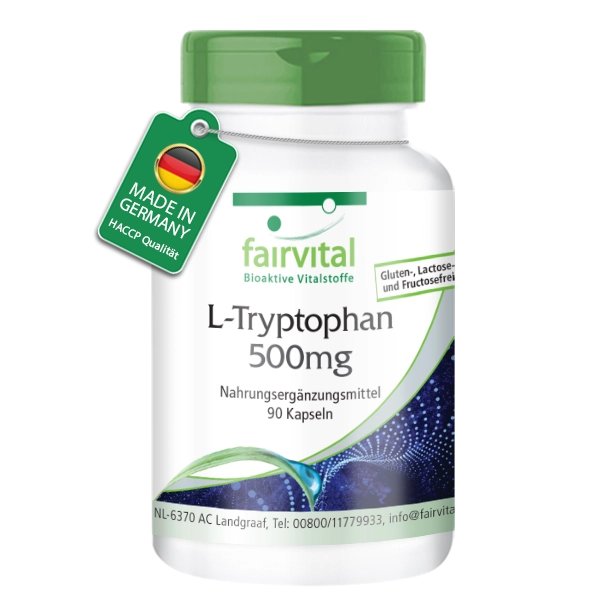 L-tryptophan 500mg - 90 capsules