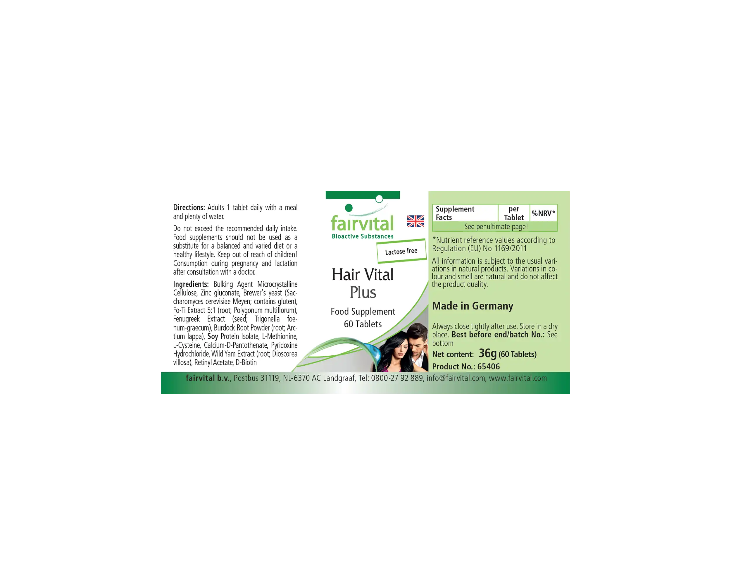 Cabello Vital Plus - 60 comprimidos