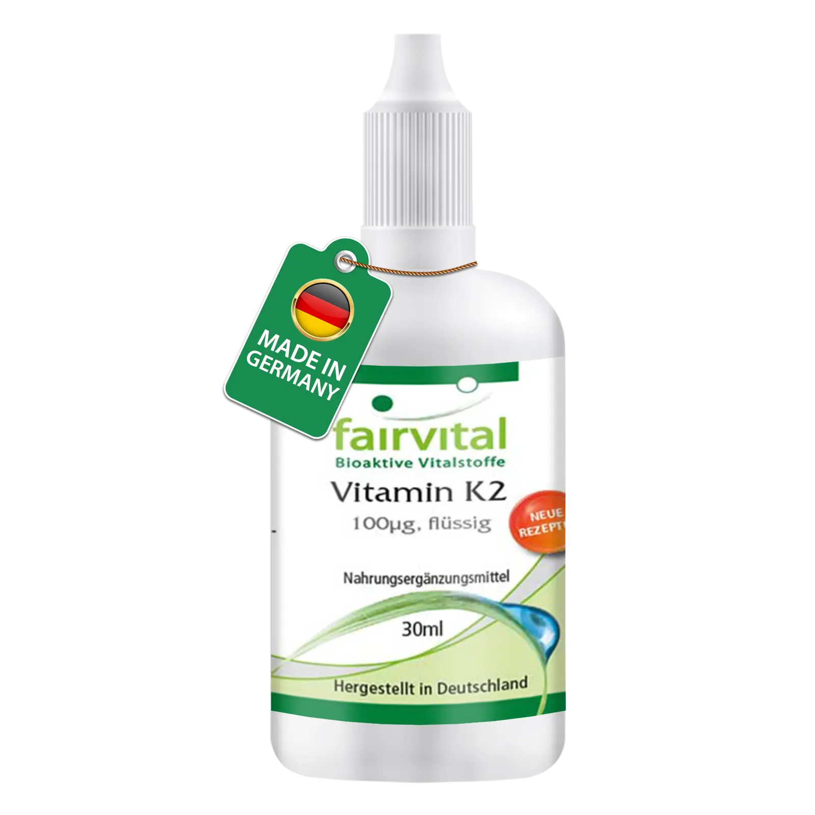 Vitamina K2 líquida 100µg por 10 gotas - 30ml Vitamina K2 líquida 100µg por 10 gotas - 30ml