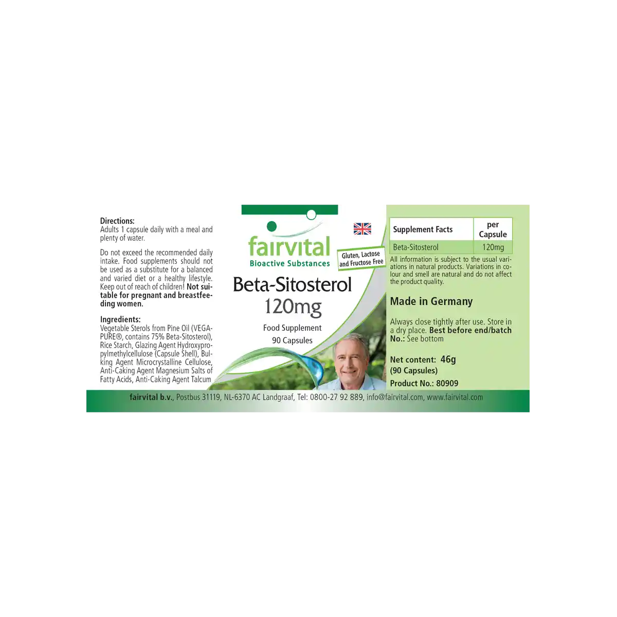 Beta-Sitosterol 120mg - 90 capsules