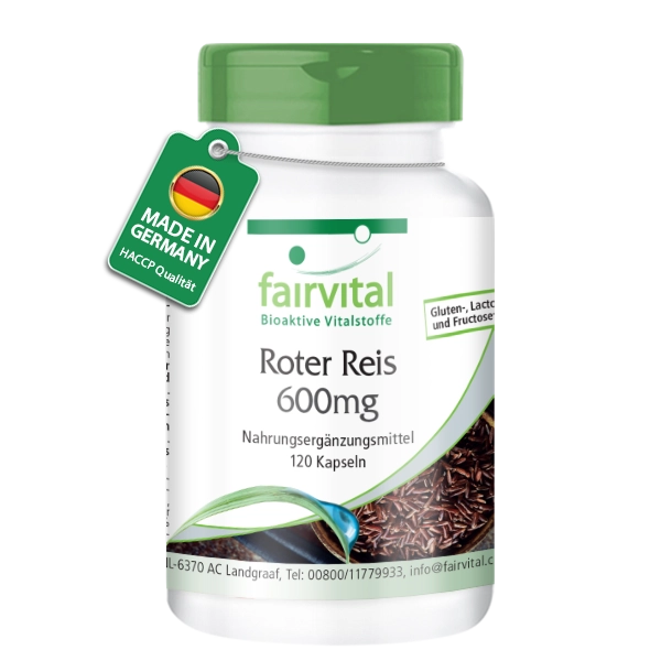 Red Rice 600mg - 120 Capsules