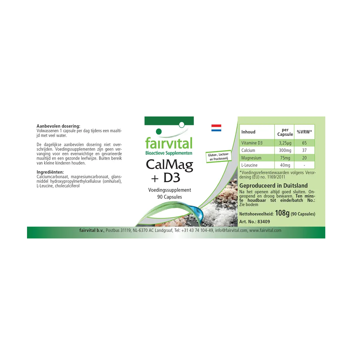 CalMag con D3 - 90 capsules
