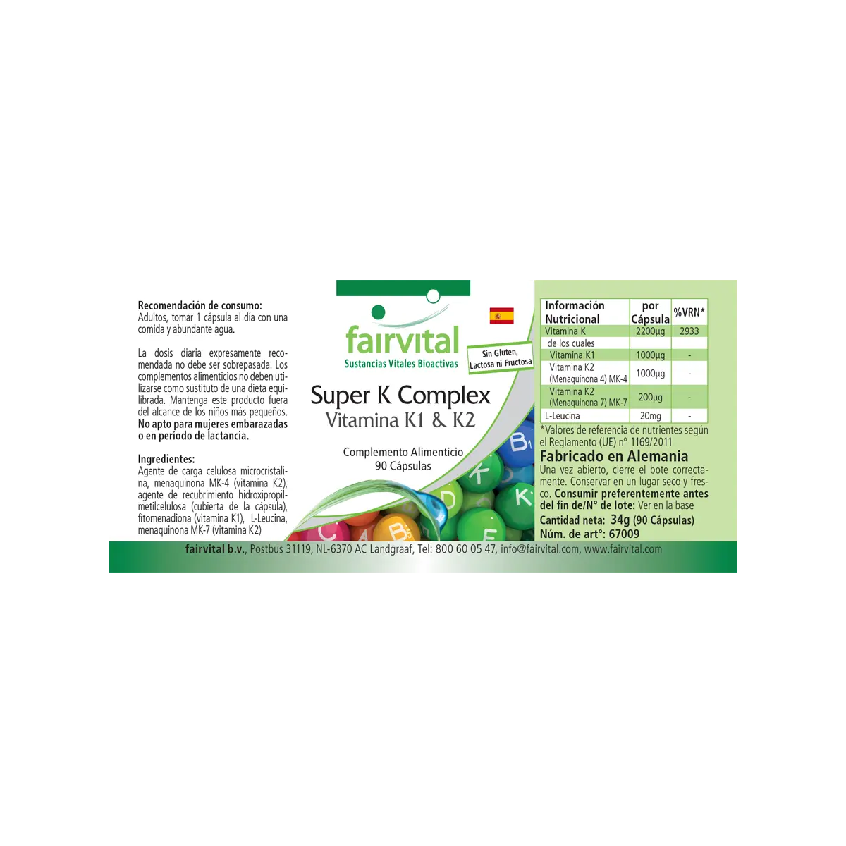 Super K Complex Vitamin K1 & K2 - 90 Capsules Super K Complex Vitamin K1 & K2 - 90 Capsules