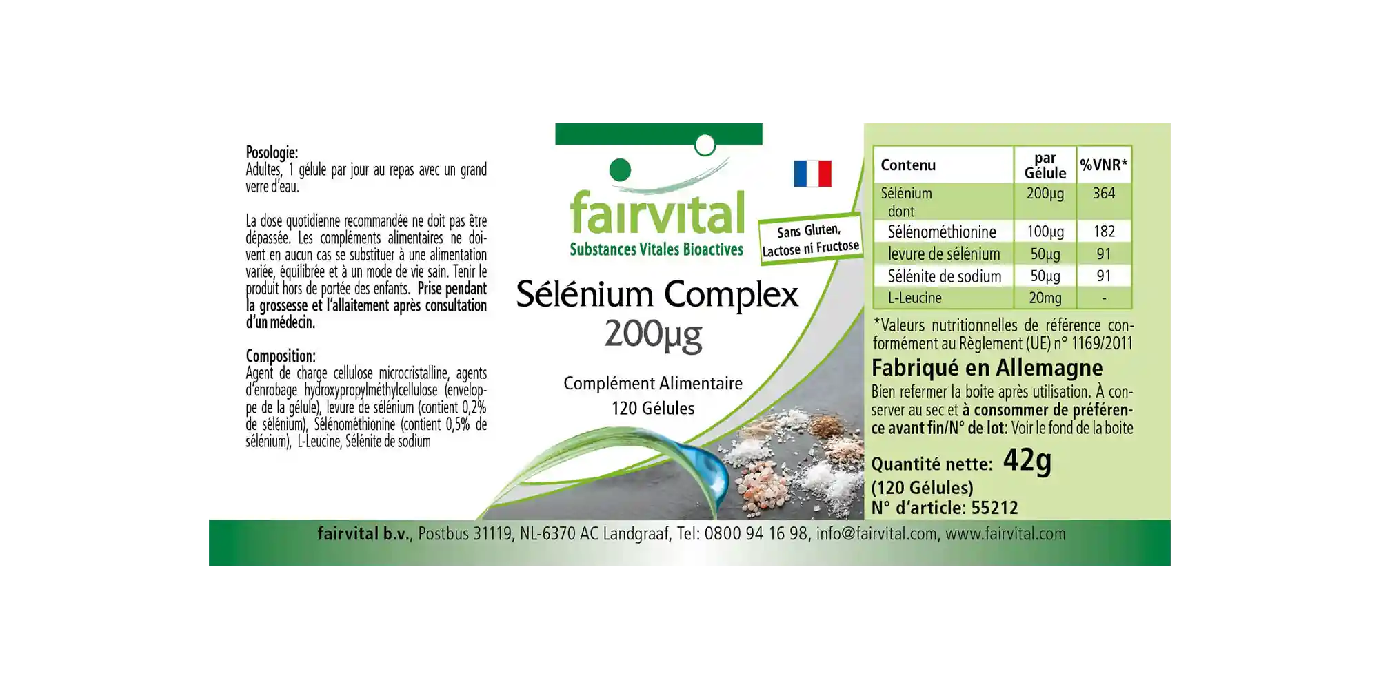 Selenium Complex 200µg - 120 Capsules Selenium Complex 200µg - 120 Capsules