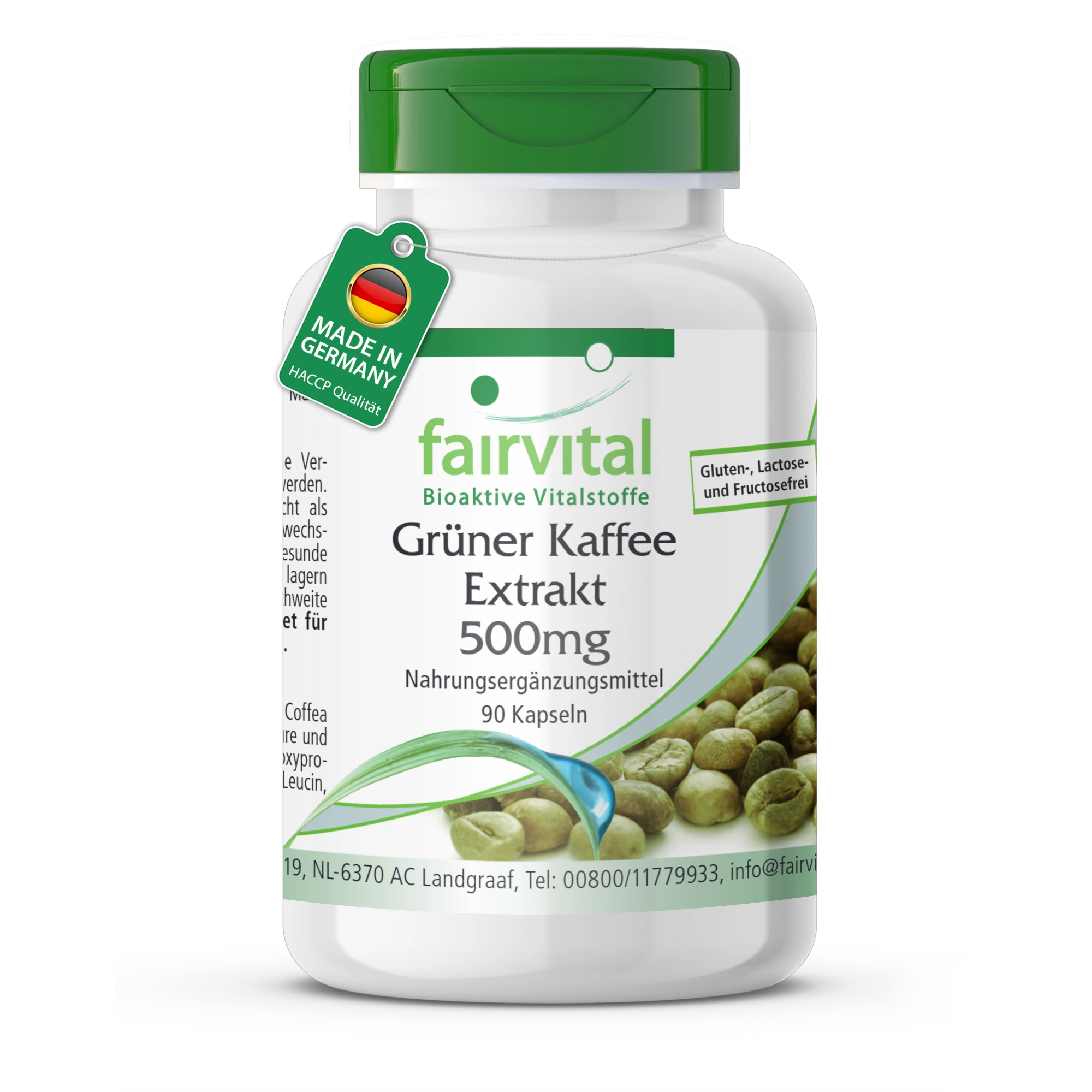 Grüner Kaffee Extrakt 500mg