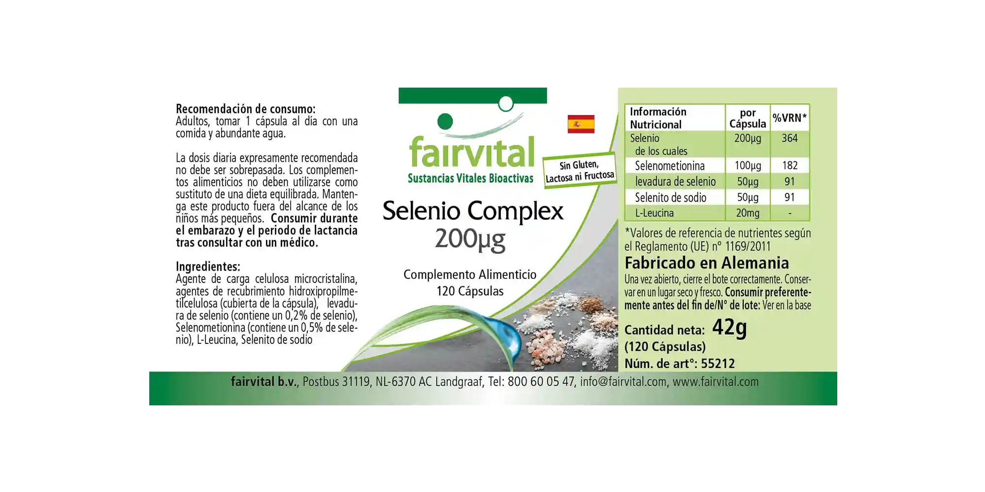 Selenium Complex 200µg - 120 Capsules Selenium Complex 200µg - 120 Capsules