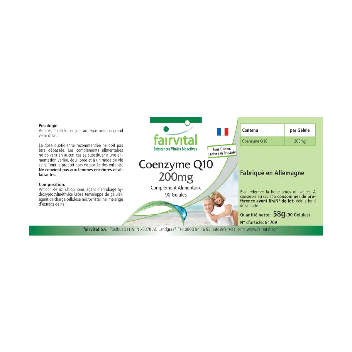 Coenzima Q10 200mg - 90 cápsulas