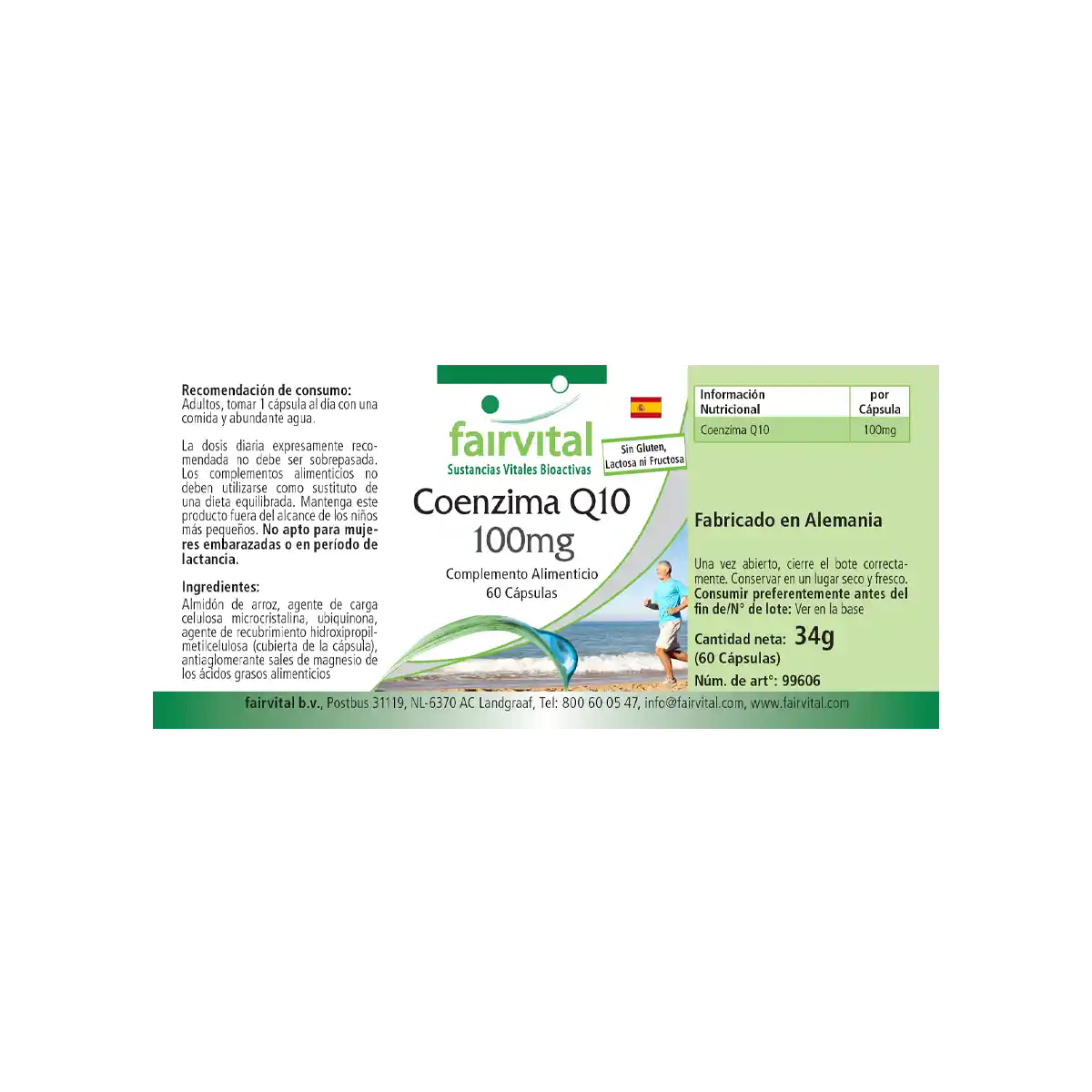 Co-enzym Q10 100mg - 60 capsules