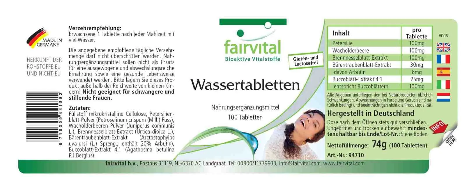 Waterpillen - 100 tabletten