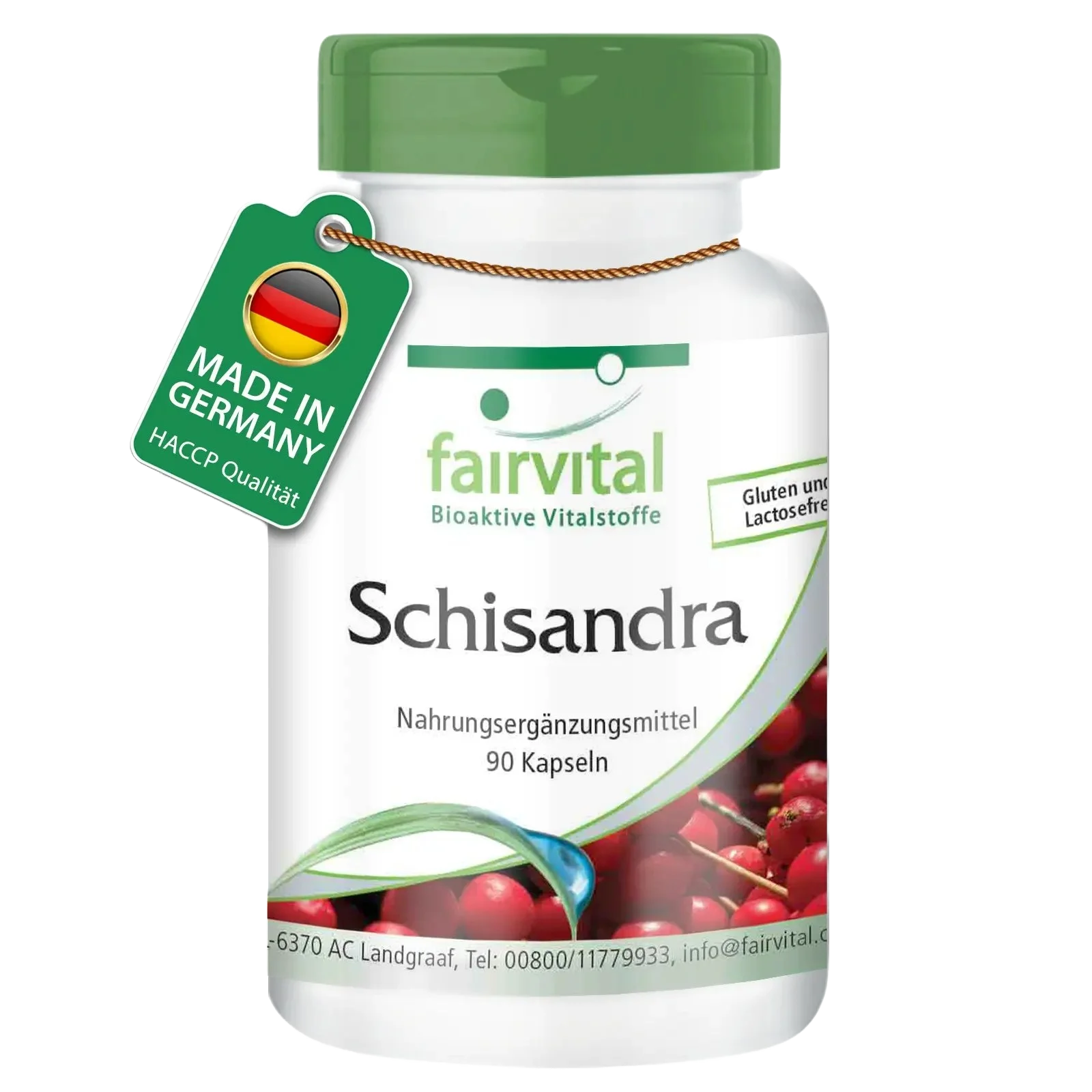 Schisandra - 90 Kapseln - Wu Wei Zi (Schisandra chinensis) - Hochdosiert und Vegan | Fairvital Schisandra - 90 Kapseln - Wu Wei Zi (Schisandra chinensis) - Hochdosiert und Vegan | Fairvital