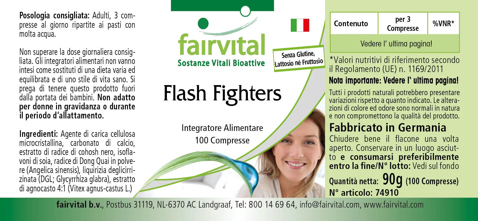 Flash Fighters - 100 compresse