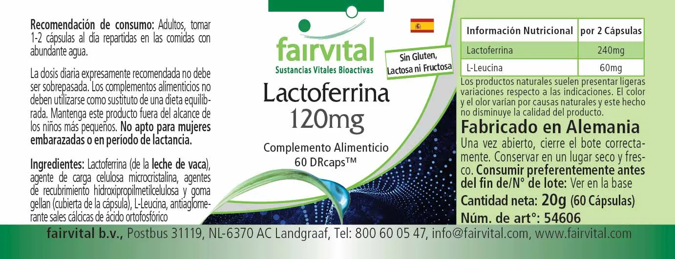 Lactoferrine 120mg - 60 DRcaps™