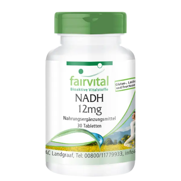 NADH 12mg - 30 comprimidos